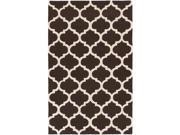 Artistic Weavers AWAH2029 35 Pollack Stella Rectangle Hand Tufted Area Rug Brown White 3 x 5 ft.