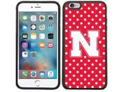 Coveroo 876 9059 BK FBC Nebraska Mini Polka Dots Design on iPhone 6 Plus 6s Plus Guardian Case