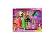 Bulk Buys OF402 4 Fashion Doll with Dresses Accessories 4 Piece