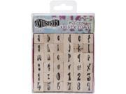 Dyan Reaveley s Dylusions Mounted Stamp Alphabet Set
