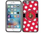 Coveroo 876 7092 BK FBC Ottawa Senators Polka Dots Design on iPhone 6 Plus 6s Plus Guardian Case