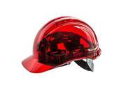 Portwest PV50 Peak View Translucent Helmet Red