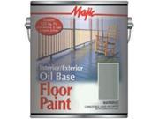 Majic Paints 8 0075 1 1 Gallon Battleship Gray Interior Exterior Oil Base Floor Paint