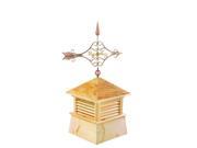 Good Directions 2130K 9642P 30 in. Square Kent Wood Cupola Weathervane Standard Victorian Arrow