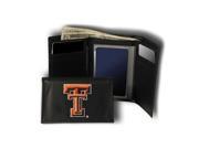Rico Industries RIC RTR260801 Texas Tech Red Raiders NCAA Embroidered Trifold Wallet