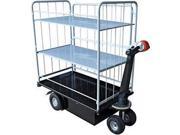 Vestil NE CART 4 Traction Drive Cart 2 Shelfs Side Load