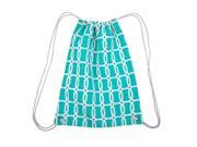Occasionally Made Cinch Drawstring Strap Bag Turquoise
