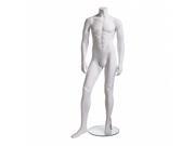 Econoco EAM2 HL Male Mannequin Headless Hands by Side Right Leg Slightly Forward