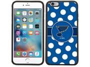 Coveroo 876 7104 BK FBC St Louis Blues Polka Dots Design on iPhone 6 Plus 6s Plus Guardian Case