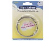 Beadalon WW180 S220 Stainless Steel Wrapping Wire