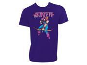 Tees Hawkeye Mens T Shirt Purple Extra Large