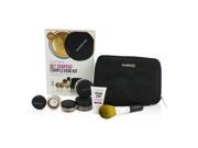Bare Escentuals 170673 No. Golden Tan BareMinerals Get Started Complexion Kit for Flawless Skin with Clutch 6 Piece