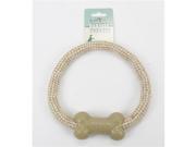 NorthLight Eco Friendly Natural Jute Puppy Dog Rope Tug Toy Light Brown 7.5 in.