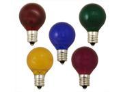 NorthLight Club Multi Color G30 Replacement Christmas Bulbs For C7 Socket Pack 10