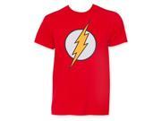 Tees Flash Glow in The Dark Mens T Shirt Red 2XL