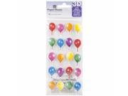 Paper House STP39E Puffy Stickers 3 x 6.35 in. Birthday Balloons