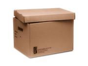 Skilcraft NSN4554036 Storage Box With Removable Lid 34 in. x 29 in. x 9.5 in. Kraft
