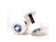 Excel Sports Science JOG104 Aquajogger Aquafit Barbells Soft Padded Grip White Set of 2