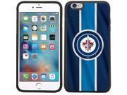 Coveroo 876 8618 BK FBC Winnipeg Jets Jersey Stripe Design on iPhone 6 Plus 6s Plus Guardian Case