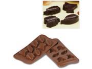 Silikomart SCG10 Make 8 Pieces Nature Chocolate Mold 0.34 0.46 oz