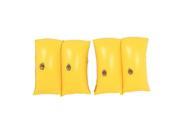 NorthLight Inflatable Swimming Pool Arm Floats for Kids 3 6 Years Yellow Set of 2