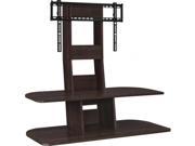 Altra Furniture 1761196PCOM 65 in. Galaxy TV Stand with Mount Dark Walnut