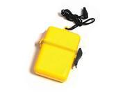 NorthLight 4.5 in. Waterproof Personal Swimming Pool Beach Accessory Case Yellow