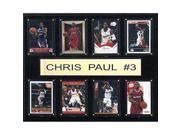 CandICollectables 1215CPAULLA8C NBA 12 x 15 in. Chris Paul Los Angeles Clippers 8 Card Plaque