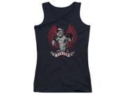 Trevco Popeye Undefeated Juniors Tank Top Black Small