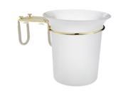 Taymor 02 DBB8591PB Acrylic Bathtub Ice Bucket with Bracket Polished Brass