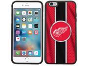 Coveroo 876 8600 BK FBC Detroit Red Wings Jersey Stripe Design on iPhone 6 Plus 6s Plus Guardian Case