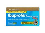 Good Sense Ibuprofen 200 mg Coated Pain Reliever Caplets 24 Count Case of 24