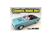 American Diorama 23832 Seated Couple 2 Piece Figure Set Release 1 for 1 18 Scale Models Car