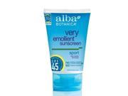 Alba Botanica BPC1025715 Sunscreen Sport Mineral Spf 45 4 Oz.