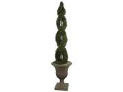 Autograph Foliages A 72005 6 Foot Double Spiral Cypress Green