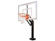 First Team HydroChamp II Stainless Steel Acrylic Adjustable Poolside Basketball System Brick Red