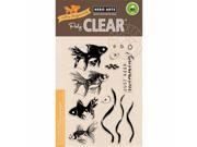 Hero Arts HA CL945 Clear Stamp 4 x 6 in. Color Layering Goldfish