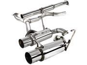 Spec D Tuning MFCAT3 WRX084 Catback Exhaust System Dual Tip for 08 to 14 Subaru WRX 28 x 11 x 45 in.