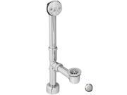 Westbrass D3231K 26 All Exposed Trip Lever Bath Waste and Overflow Polished Chrome