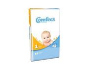ATTENDS HEALTHCARE PRODUCTS 48CMF1 Comfees Baby Diapers Size 1