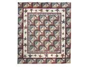 Patch Magic QKWDSG Woodland Star And Geese Quilt King 105 x 95 in.