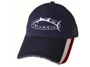 Bluefin USA HTANGLER Angler Hat Navy with Red White Trim