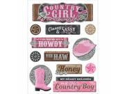 Paper House STCP0007 Chipoxy Sticker Country Girl