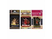 CandICollectables BULLS3TS NBA Chicago Bulls 3 Different Licensed Trading Card Team Sets