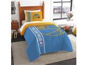 Northwest NOR 1NBA862000007RET Denver Nuggets NBA Twin Printed Comforter Sham Set 64 x 86