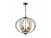 ELK Group International 15965 5 Elizabethan 5 Light Chandelier Dark Bronze 20 x 21 x 21 in.