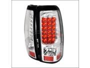 Spec D Tuning LT SIV03CLED TM LED Tail Lights for 03 to 06 Chevrolet Silverado Chrome 11 x 20 x 22 in.