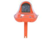 NorthLight Wireless Digital Floating Swimming Pool Thermometer with Receiver Station Orange