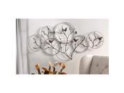 Giftcraft 84598 35 x 1.8 x 18.3 in. Metal Tree of Life Design Wall Decor Matte Grey