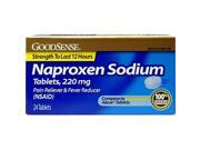 Good Sense Naproxen Sodium 220 mg Pain Reliever Fever Reducer Tablets 24 Count Case of 24